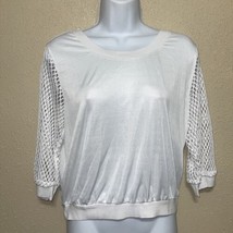 ISABEL QUEEN BLOUSE WHITE TOP SZ L NEW - £61.79 GBP