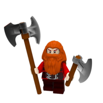 HRGIFT Lord of the Rings Gloin the Dwarf PG-561 Minifigures Custom Toy - $5.99