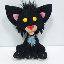 Halloween Black Cat  Bad Kitty Plush Stuffed Animal 7&quot; Merry Makers - £17.50 GBP