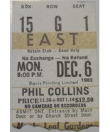 PHIL COLLINS Original 1982 Ticket Stub Toronto Maple Leaf Gardens Genesi... - $18.77
