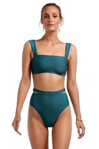 Vitamin A Swimwear Jade Biorib &#39;coco&#39; High Waisted Bikini Bottom (6/S) Nwt - £71.18 GBP