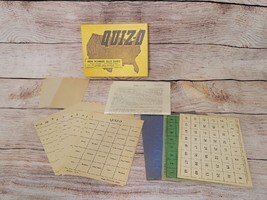 Vintage 1949 QUIZ-O Casaga United States New Wonder Quiz Game New Complete - £50.07 GBP