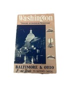Washington Shrine American Patriotism Baltimore &amp; Ohio B&amp;O Railroad Guid... - €10,42 EUR