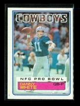 Vintage 1983 Topps Nfc Pro Bowl Football Card #56 Danny White Dallas Cowboys - £3.86 GBP