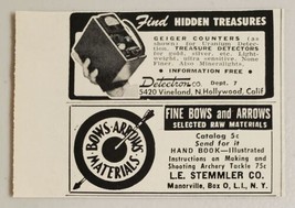 1954 Print Ad Detectron Geiger Counters Uranium Detection N. Hollywood,CA - £6.25 GBP