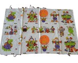 Vtg 80s Sue Dreamer Halloween Witch Bat Ghost Applique Fabric Country Pa... - $17.46