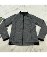 Lululemon Hit It Jacket Womens Size 6 Frozen Fizz Black White Zip Up Lig... - $54.14 CAD