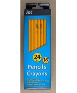 Jot #2 HB Lead Real Wood Latex-free Erasers 24 ct Pencils/Crayons, New - $74.63 MXN