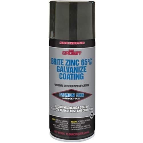 Aervoe 7008 13-Ounce 65% Zinc-Rich Brite Galvanize Coating Aerosol Spray - $31.75