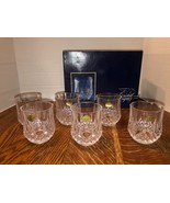 6 Longchamp Cristal d&#39;arques France 11.25 Ounce Rocks Glasses 4&quot; Tall NIB - $648.93 MXN