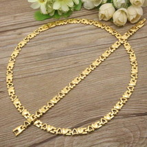 Hot Sell Wholesale Newest Fashion Stainless Steel Metal Silver and gold color He - £45.55 GBP