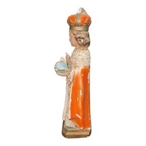 Vintage 1950 Infant Jesus of Prague Statue 13.75” Plaster Figure O.C.S. 145 image 6