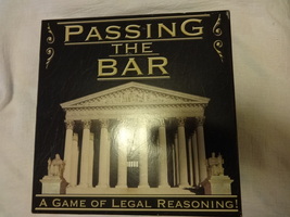PASSING THE BAR board game A Game of Legal Reasoning - $32.00