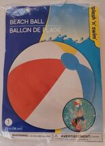Outdoor Fun Splash &#39;n&#39; Swim Beach Ball 23&quot;,  58 cm Swim Party, Prop, Fun - $9.95