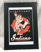 Cleveland Indians Chief Wahoo Framed Print 14.5 x 20.5 - £47.03 GBP