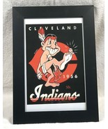 Cleveland Indians Chief Wahoo Framed Print 14.5 x 20.5 - £46.40 GBP