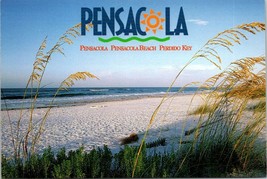 Florida Pensacola Beach Perdido Key Sand Ocean Vintage Postcard - £7.42 GBP