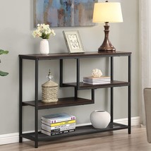 Fivegiven Narrow Console Table For Entryway Hallway Table With Storage Shelves - £109.85 GBP