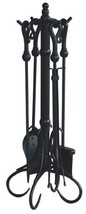 5 Piece Black Fireset with Crook Handle  30 in. - $226.54