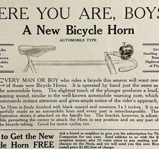 1916 Perry Mason Bicycle Automobile Horn Advertisement Bike Ephemera DWMYC1 - $19.99