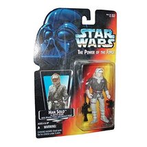 Star Wars, The Power of the Force Red Card, Han Solo in Hoth Gear Action Figure, - $4.89
