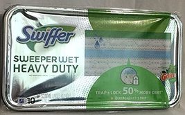 Swiffer 1899954 SweeperWet Heavy Duty 10 x 8 in. Cloth Refill Pad, 10 Count - £7.81 GBP