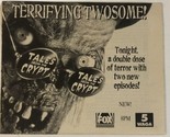 Tales From The Crypt Tv Series Print Ad Vintage  TPA2 - $5.93