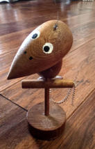 Vtg Corkscrew Bottle Opener Barware Novelty Raven On Roost Japan Bird Perch - $19.79
