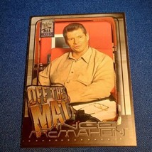 2002 Fleer WWE All Access "Off the Mat" Vince McMahon #69  - $4.99