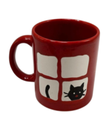 Waechtersbauch Mug Red Cat Window Mug Spain - $23.51