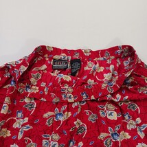 Vintage Ozark Mountain RN#53166 Women's Red Cotton Blend Floral Pleated Skirt XL image 8