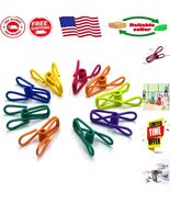 Durable Mixed Color Clip Set - 16 PVC-Coated Steel Clips for Food &amp; Laundry - $175.30 MXN