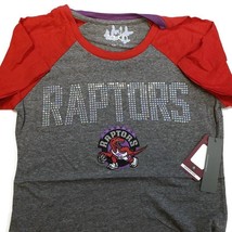 NBA Toronto Raptors Womens Size Large Conference T-Shirt Touch Heather Grey - £12.75 GBP