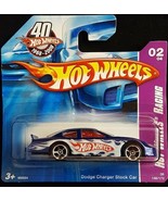 2008 Hot Wheels Racing Dodge Charger Stock Car Short Card 146/172 - £5.58 GBP
