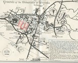 Grounds of The University of Virginia by Mary Hall Belts 1970 History  - £14.01 GBP