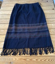Dress barn Women’s Fringe Detail midi skirt Size 16 Black Cp - £17.91 GBP