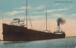 ZAYIX Postcard Freighter of the Great Lakes Ship Wolverine New Co Divide... - £23.55 GBP