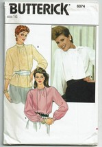 Butterick Sewing Pattern 6074 Misses Blouse Size 16 - $8.79