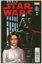 NM Star Wars #1 Marvel Comic Amanda Conner Leia Darth Vader  Variant Cover Art - £11.64 GBP