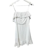 Altard State Summer Sundress Crisp White Lined Ruffle Detail Size XS - $16.80