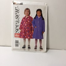 See &amp; Sew 3627 Size 2-5 Girl&#39;s Coat - £10.10 GBP