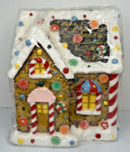 Vintage Garden Ridge Gingerbread House Candle New in Packaging 7&quot; x 8&quot; SKU H541 - $28.99