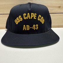 Vintage USS Cape Cod MILITARY Hat AD-43 Ship Hat New Made In USA By Cali... - $29.60