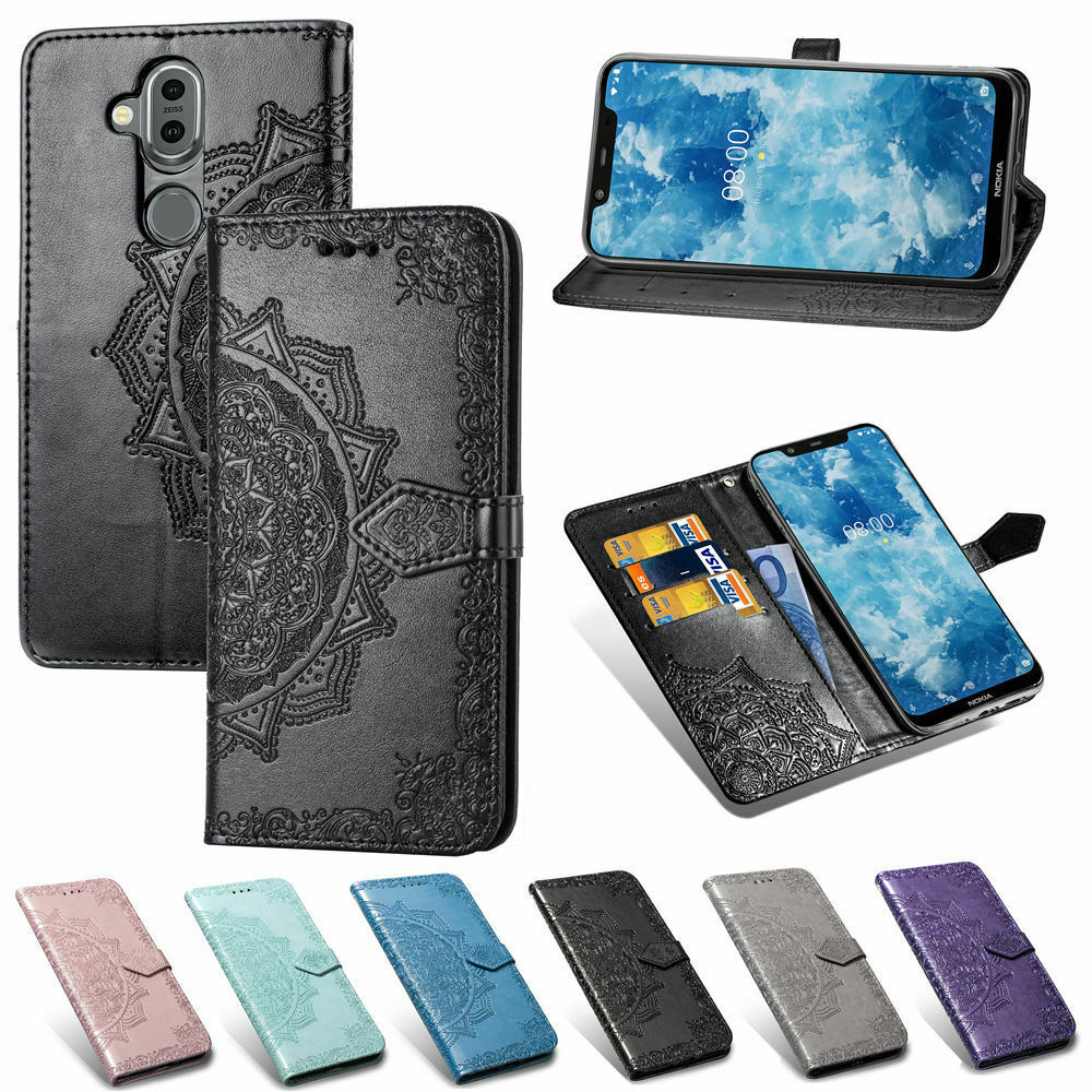 For Nokia 2.4 1.3 5.3 2.3 8.1 7.1 3.1Plus Flip Magnetic Leather Wallet Case Cove