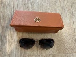 Tory Burch TY6035 Sunglasses 60-12 135mm Gold Aviator FRAMES - $45.00