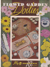 Vintage Flower Garden Doilies Lily Design Book No 52 1950 How to Booklet  - $6.00