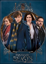 Fantastic Beasts Movie Cast Photo Image Refrigerator Magnet Harry Potter UNUSED - £3.18 GBP