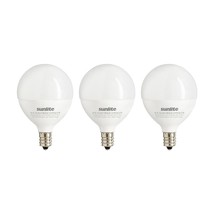 Sunlite 40299 LED G16.5 Globe Light Bulb, 7 Watts (60W Equivalent), 500 Lumens,  - £31.96 GBP