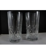 Crystal Highball Drinkware Glass Set Tall Drinking Glasses 13 Ounces set... - $20.30 CAD