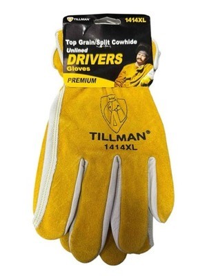 Tillman 1414XL Premium Top Grain Split Cowhide Unlined Drivers Welding G... - $14.35